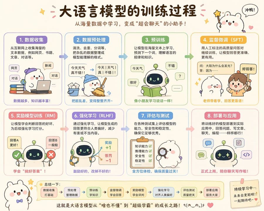 萌系大模型训练图解